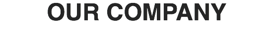 OUR COMPANY